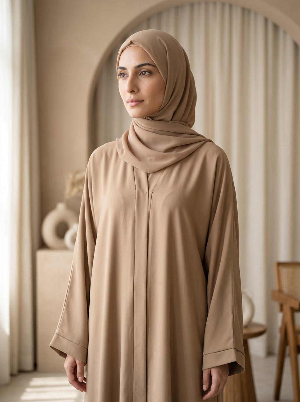 Premium Everyday Abaya with Matching Hijab