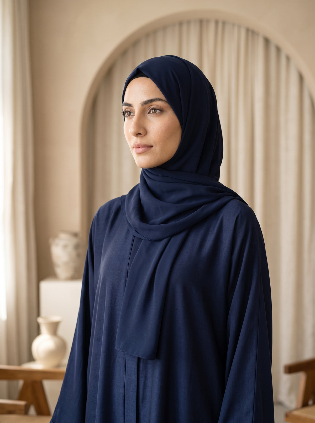 Premium Everyday Abaya with Matching Hijab