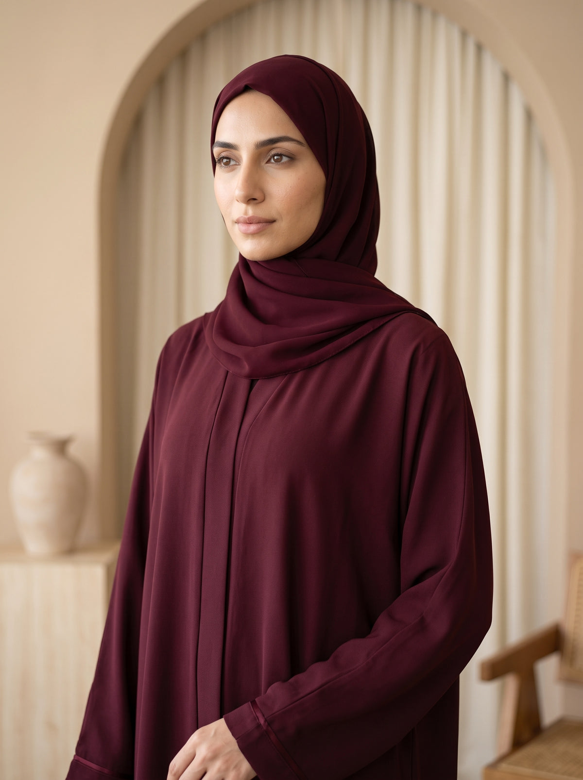 Premium Everyday Abaya with Matching Hijab