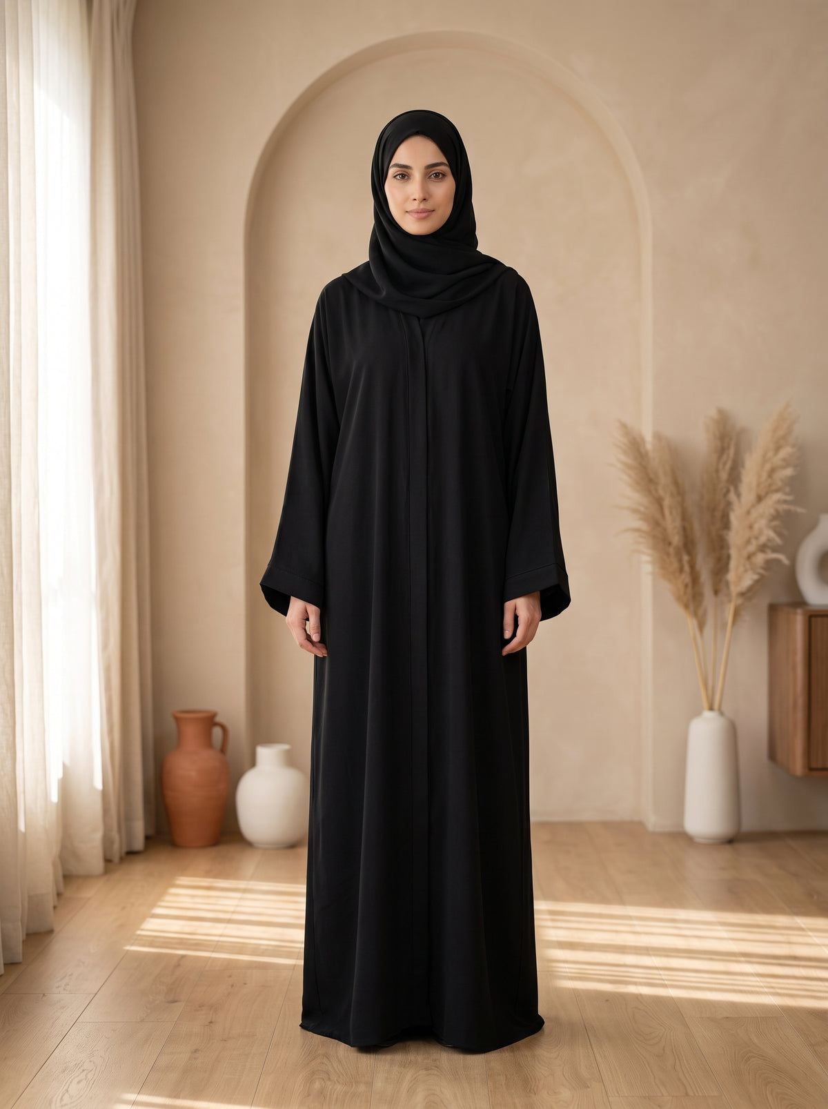 Premium Everyday Abaya with Matching Hijab