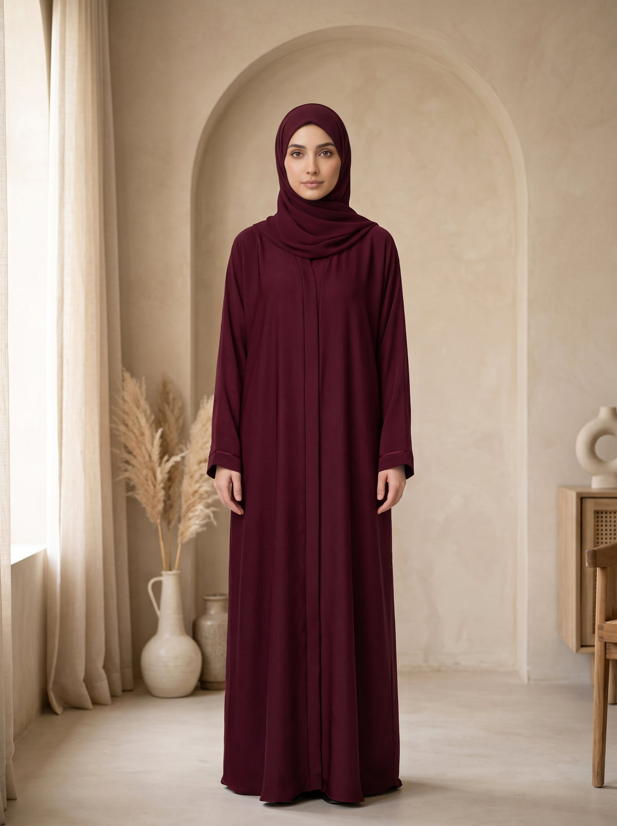 Premium Everyday Abaya with Matching Hijab