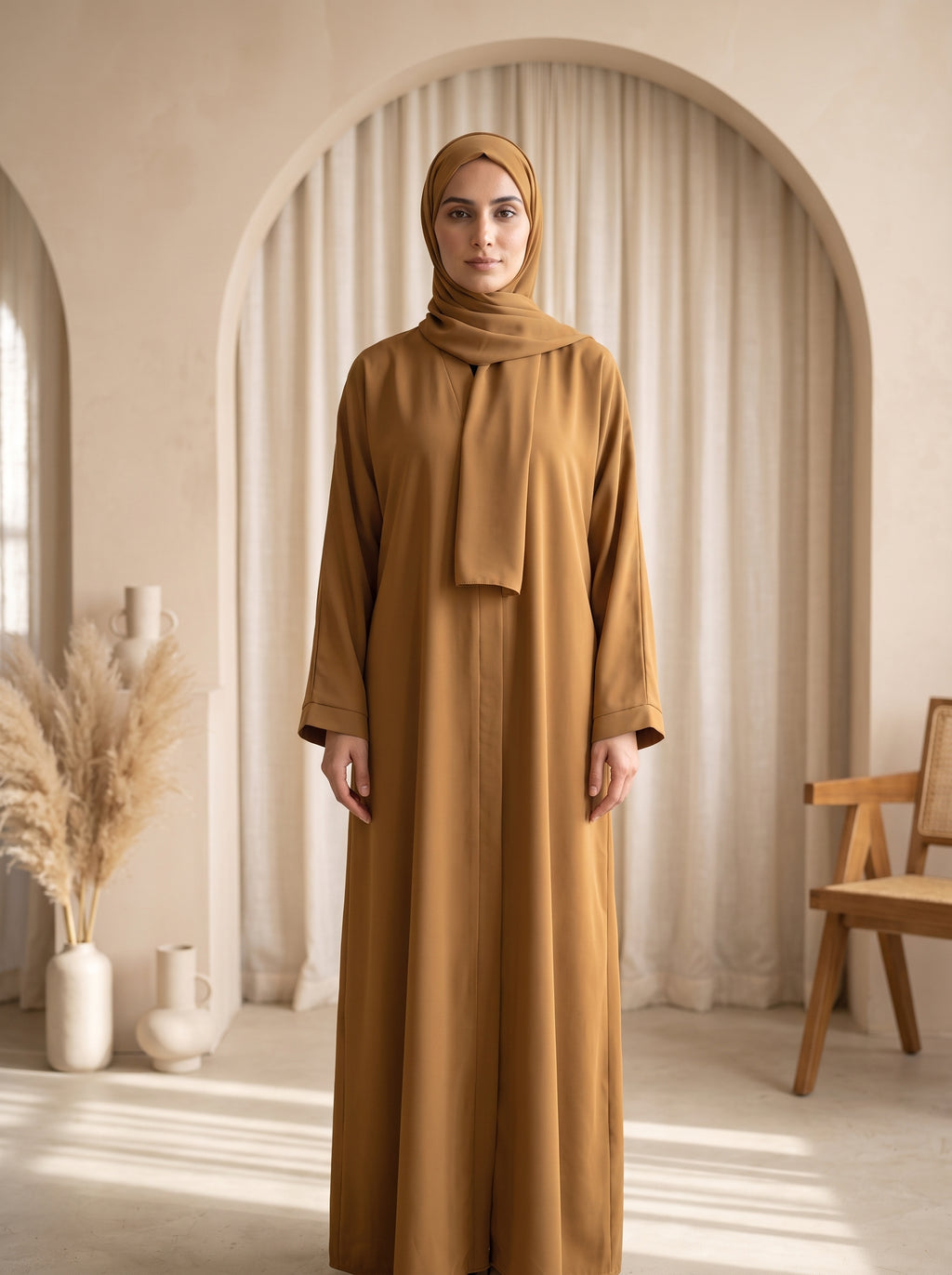 Premium Everyday Abaya with Matching Hijab