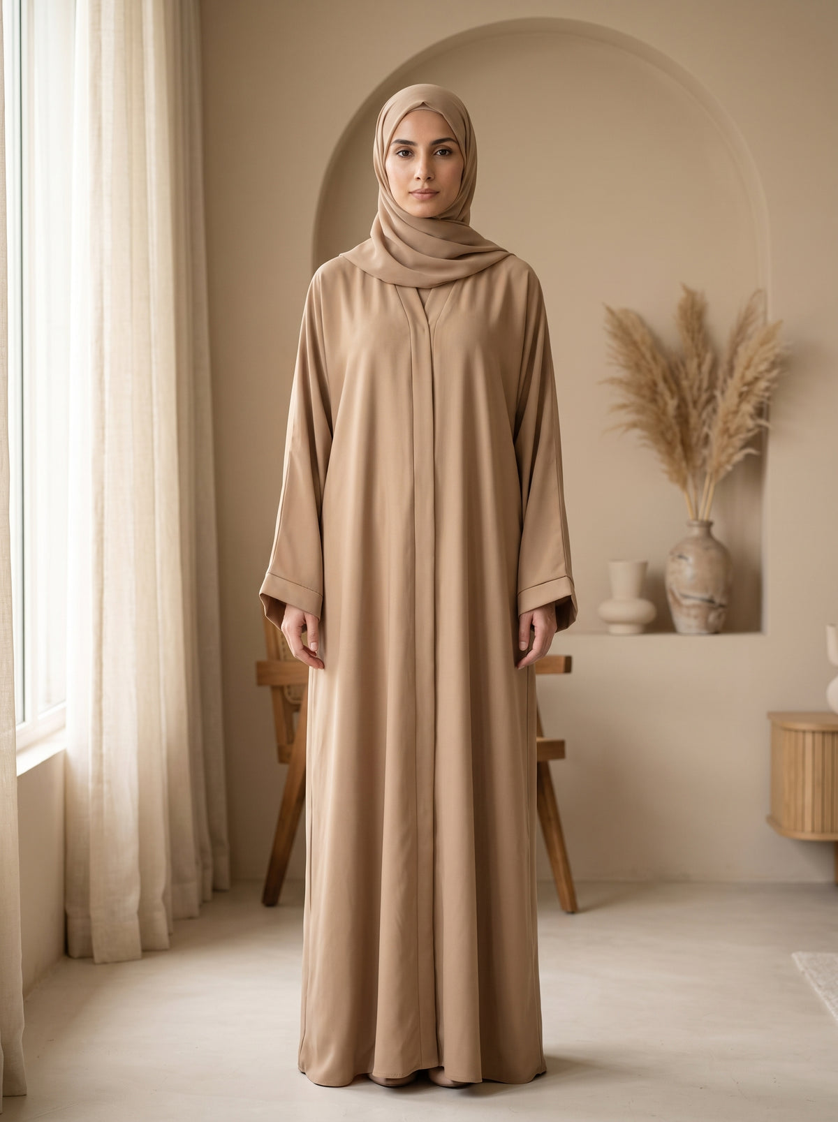 Premium Everyday Abaya with Matching Hijab