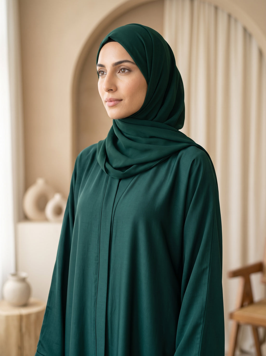 Premium Everyday Abaya with Matching Hijab