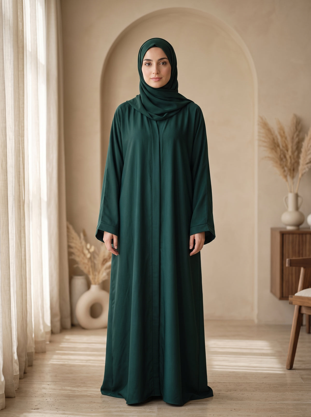 Premium Everyday Abaya with Matching Hijab