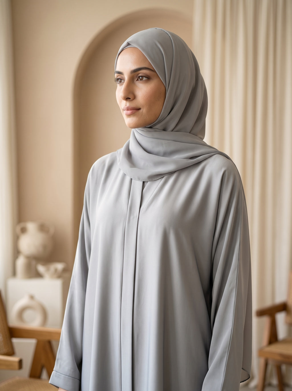 Premium Everyday Abaya with Matching Hijab