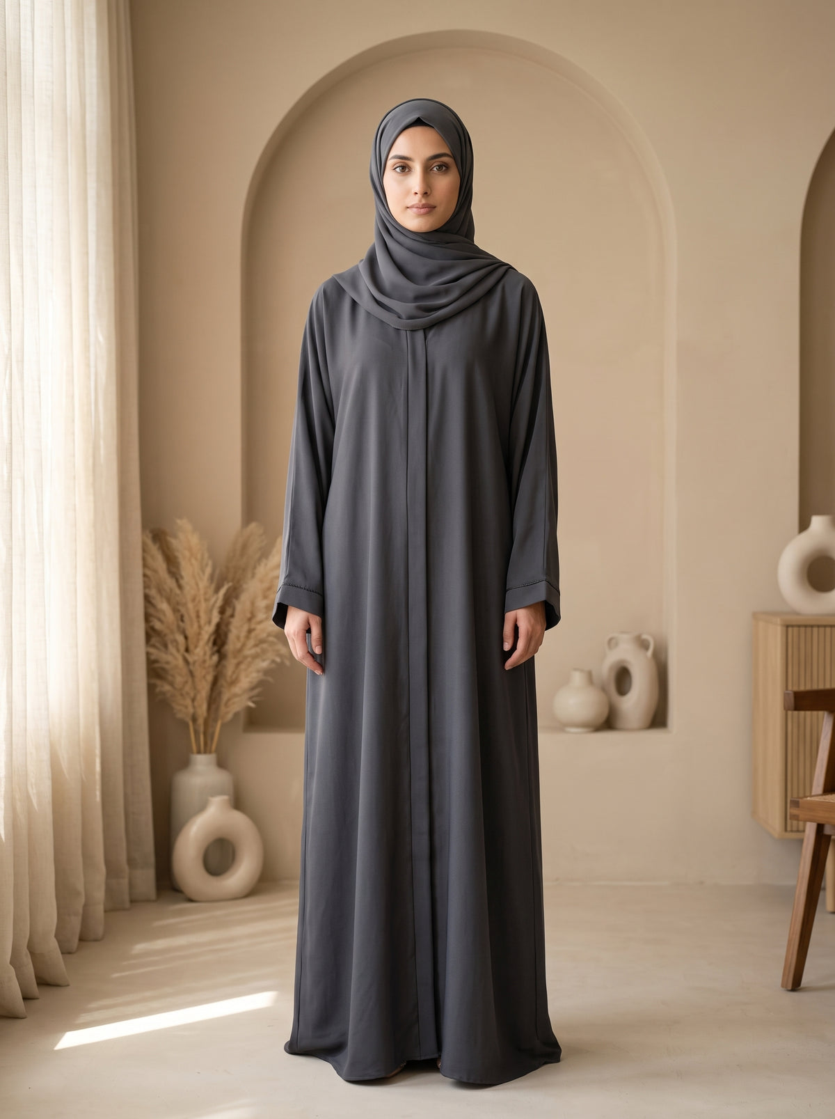 Premium Everyday Abaya with Matching Hijab