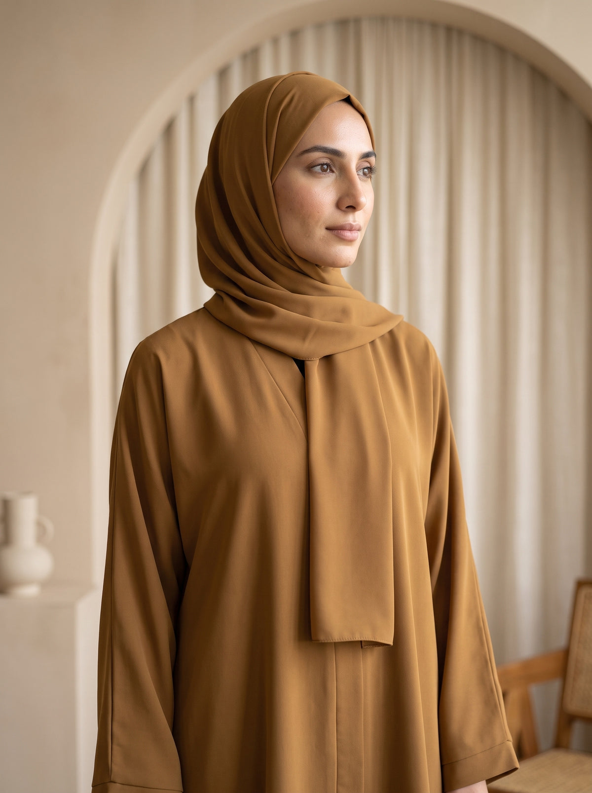 Premium Everyday Abaya with Matching Hijab