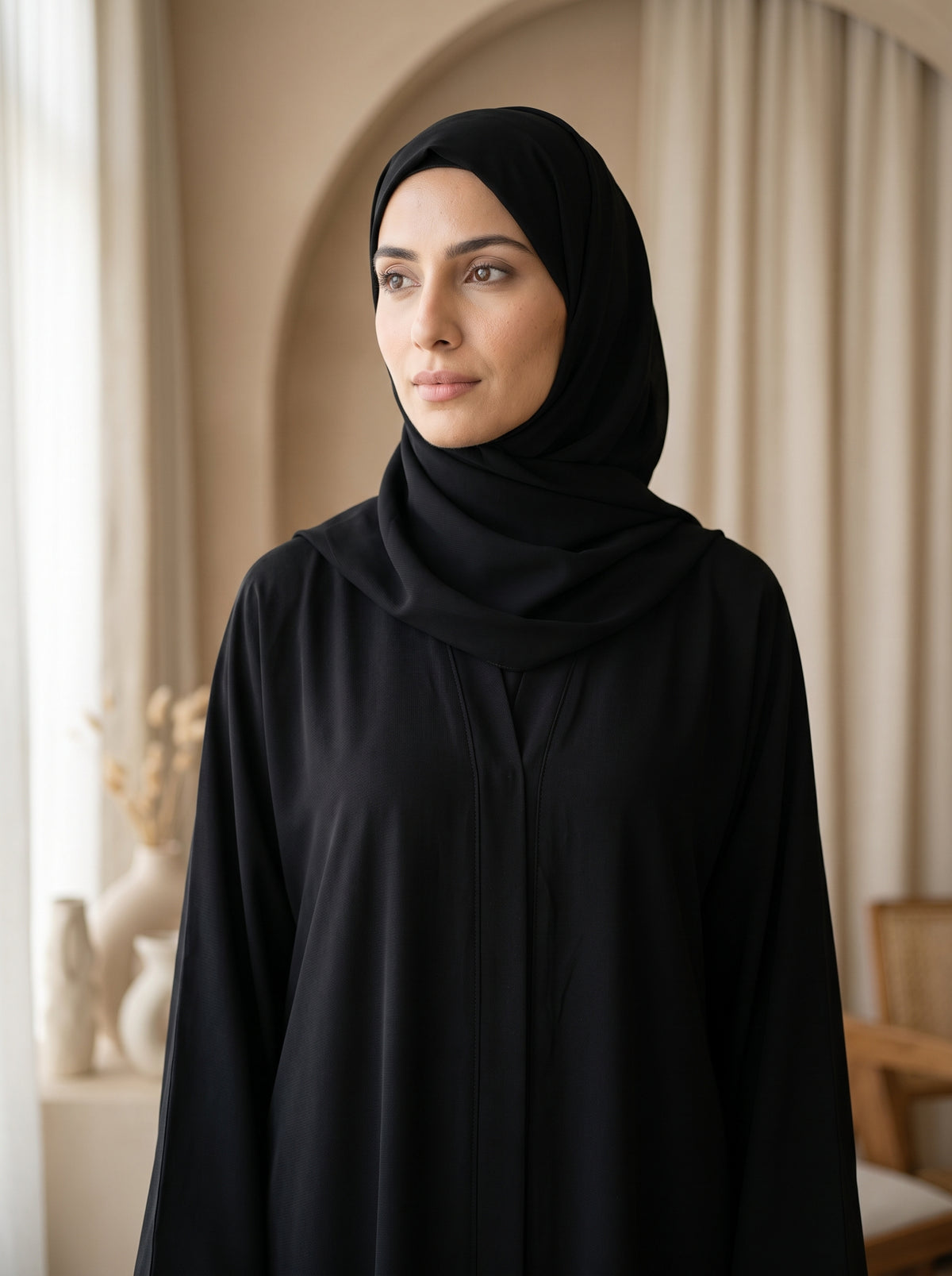 Premium Everyday Abaya with Matching Hijab